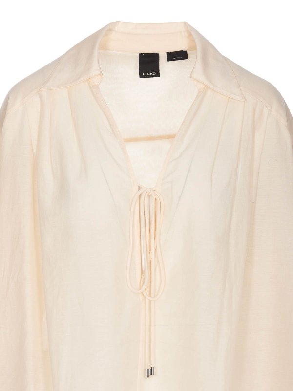 Piercing Voile Blouse shop online: Pinko