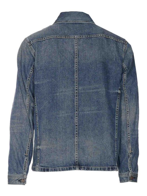 TOM FORD: casual jackets online - Denim Jacket With Frontal Buttons Closure