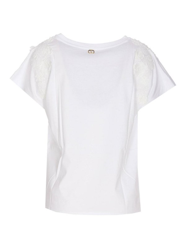 TWINSET: T-shirts online - T-Shirt - Blanc