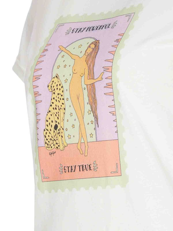 The Best Shops TWINSET: T-shirts - T-Shirt - Weiß