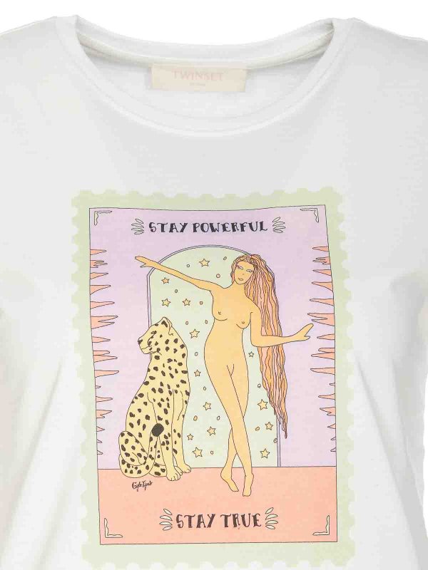 T-Shirt - Weiß shop online: TWINSET