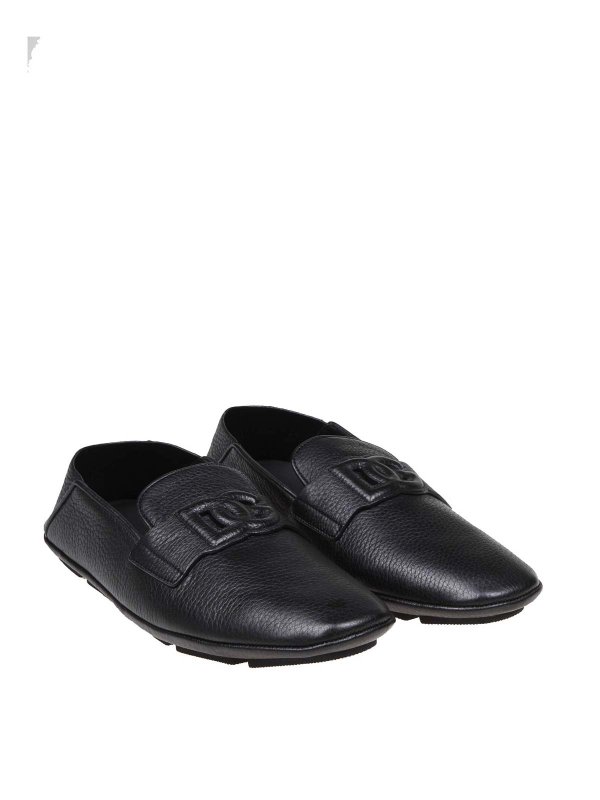 The Best Shops DOLCE & GABBANA: Loafers & Slippers - Leather loafers