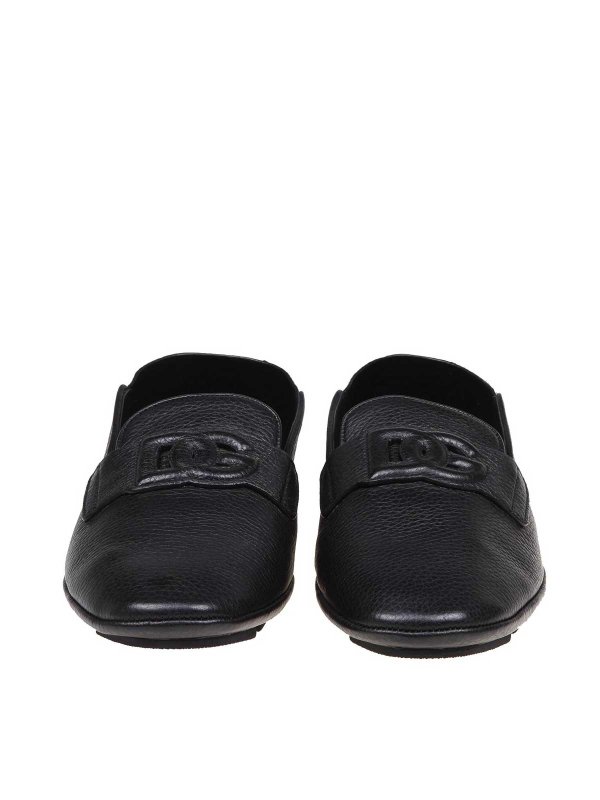 Leather loafers shop online: DOLCE & GABBANA