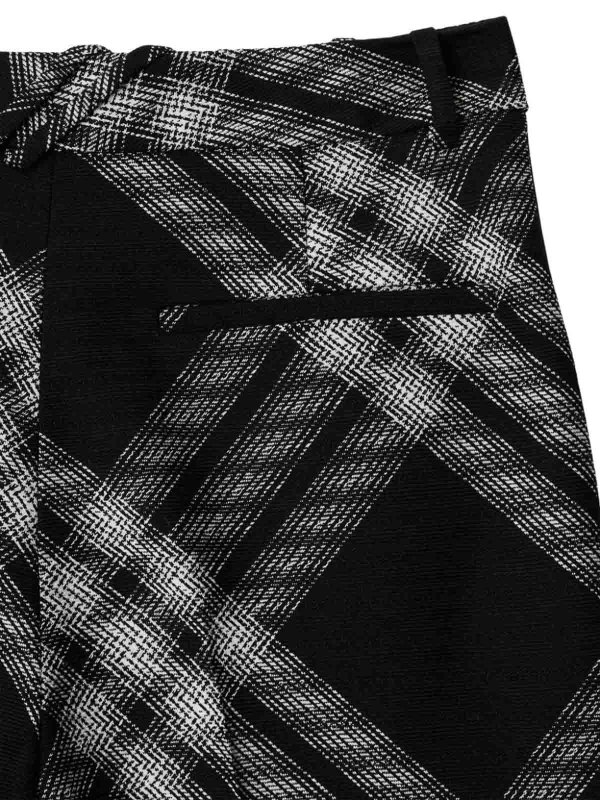 The Best Shops BURBERRY: casual trousers - Vintage check wool trousers