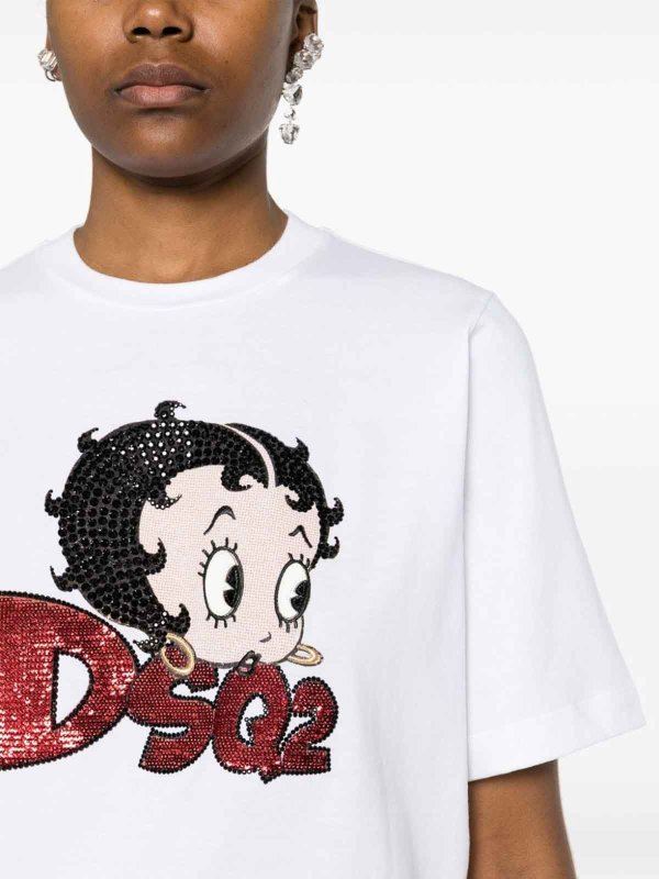 DSQUARED2 buy online Betty boop cotton t-shirt