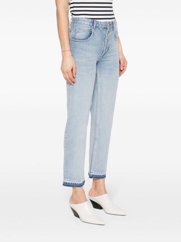 Jemina slim-fit cropped jeans shop online: ISABEL MARANT