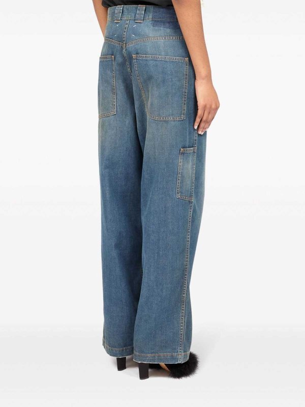Americana wide-leg jeans shop online: Maison Margiela