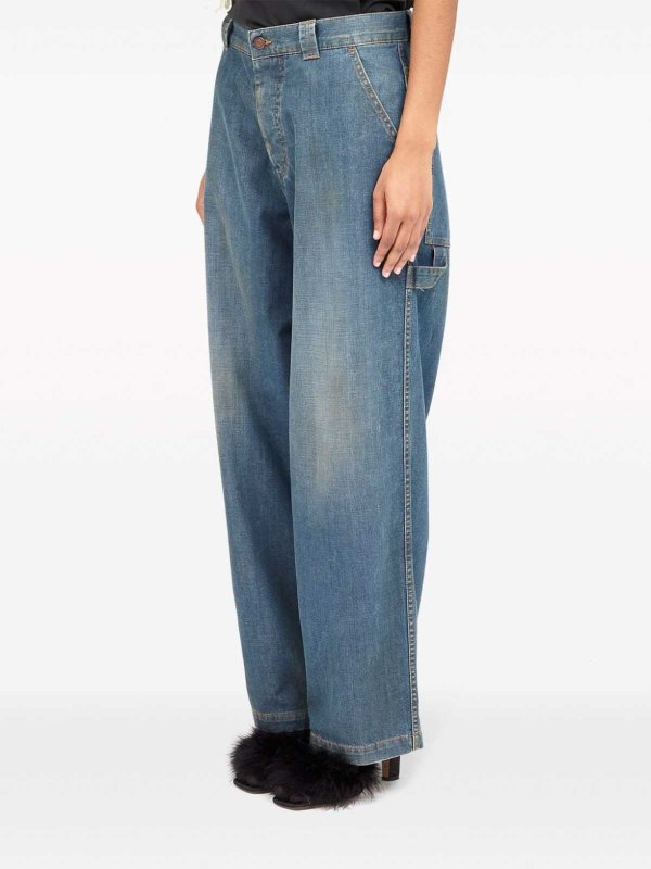 The Best Shops Maison Margiela: Americana wide-leg jeans