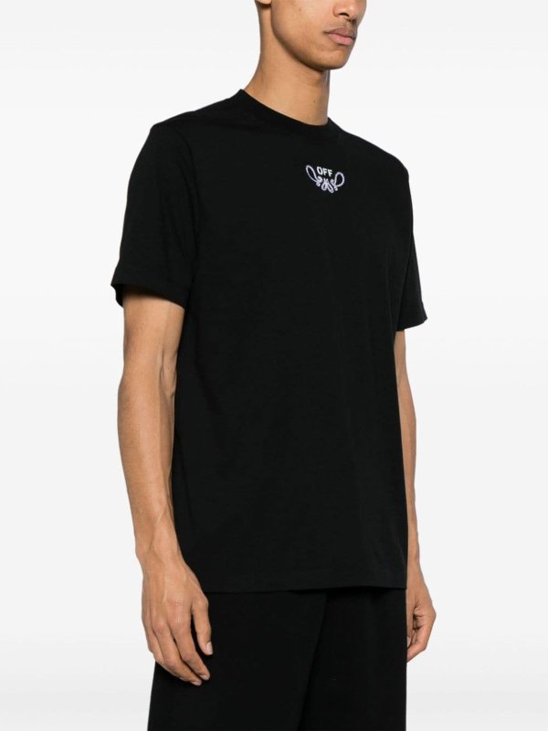 The Best Shops OFF-WHITE: T-shirts - T-Shirt - Schwarz