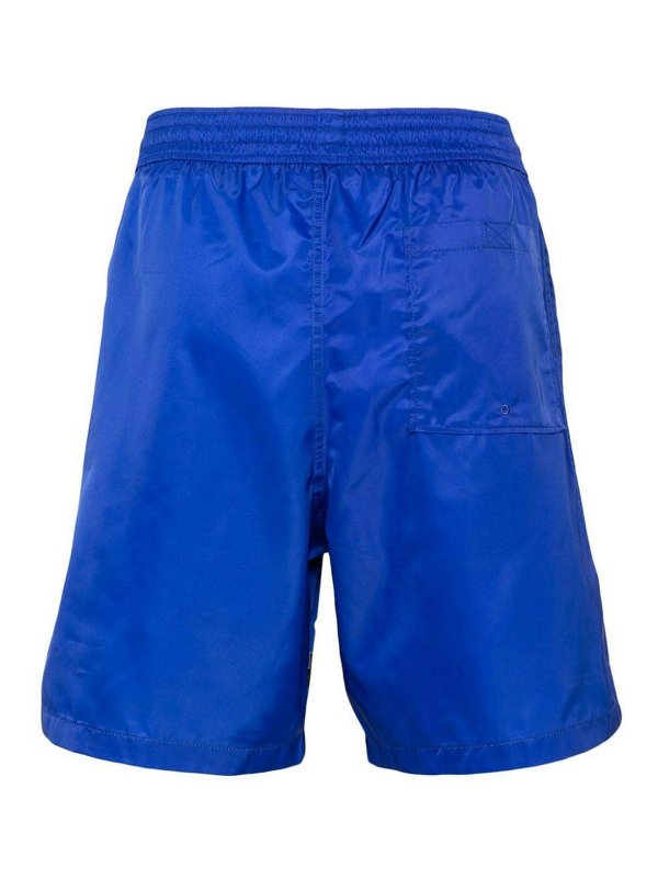OFF-WHITE: Shorts online - Shorts - Azul