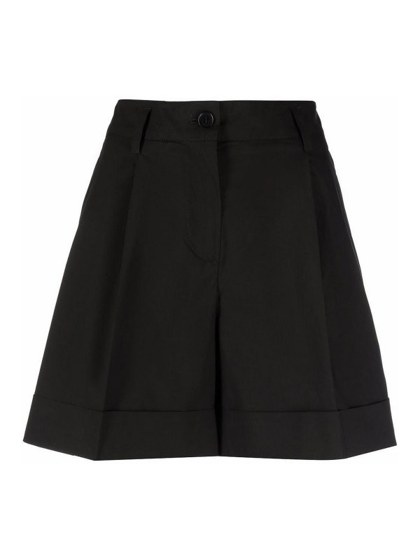 P.A.R.O.S.H.: トラウザーショーツ - ショートパンツ - 黒