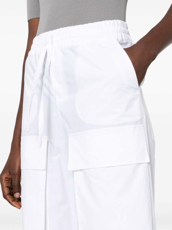 P.A.R.O.S.H. buy online Straight-leg cotton cargo trousers