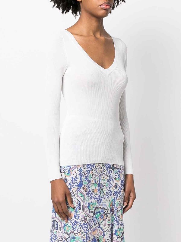 The Best Shops P.A.R.O.S.H.: クルーネック - クルーネック - 白