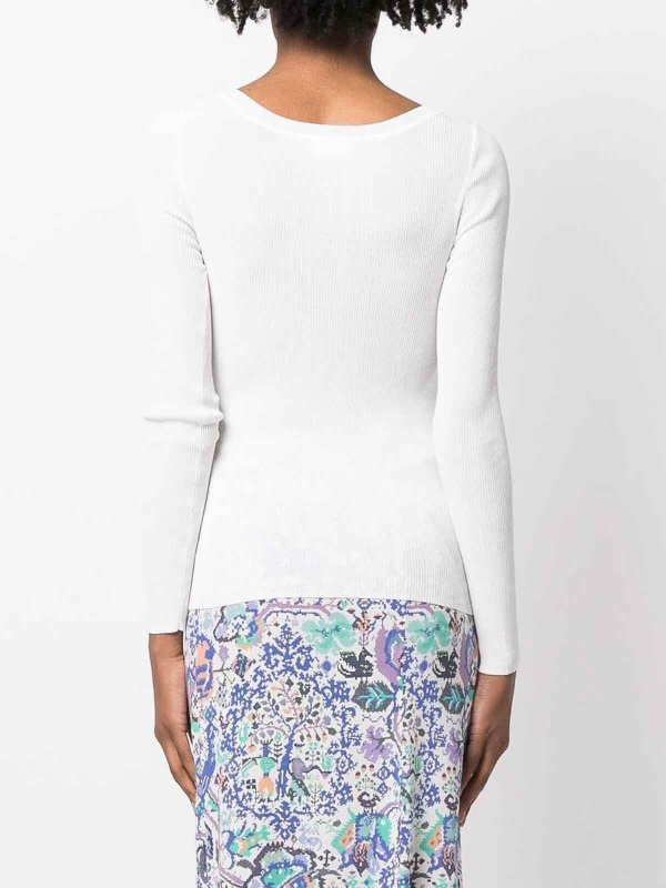 クルーネック - 白 shop online: P.A.R.O.S.H.