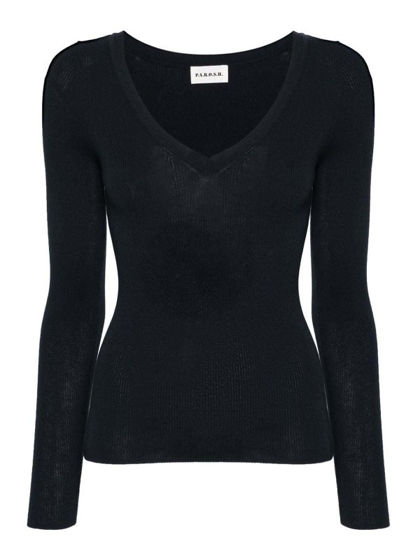 P.A.R.O.S.H.: Tops y camisetas sin mangas - Top - Azul