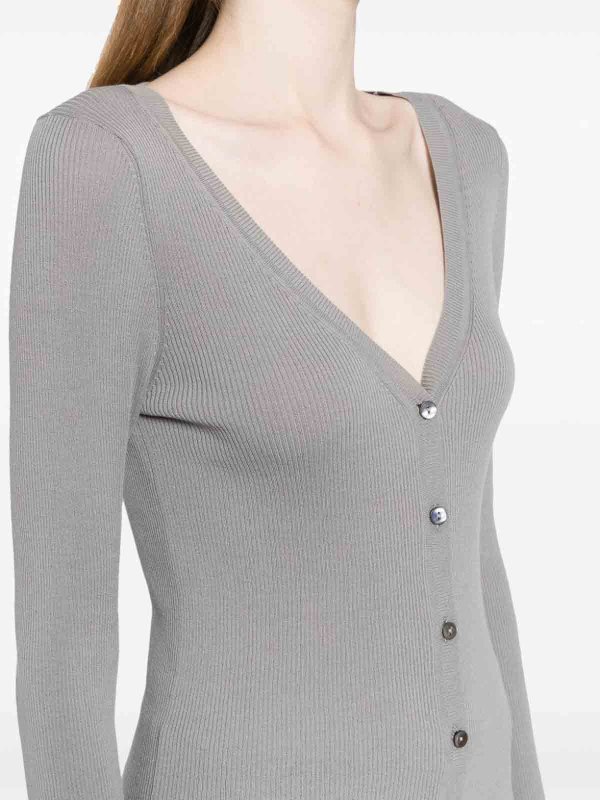 P.A.R.O.S.H. buy online V-neck ribbed cardigan