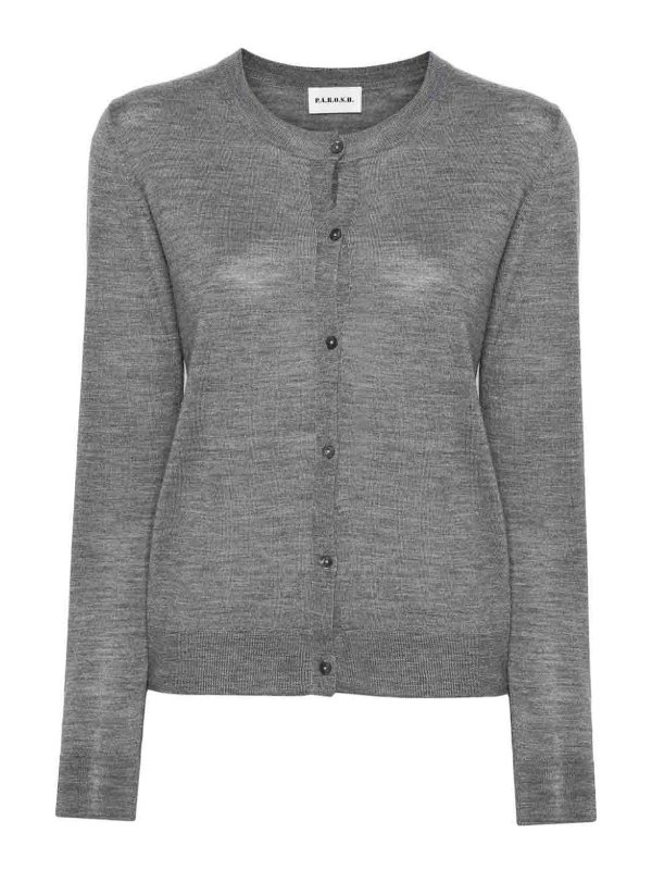P.A.R.O.S.H.: Cardigans - Cardigan - Gris