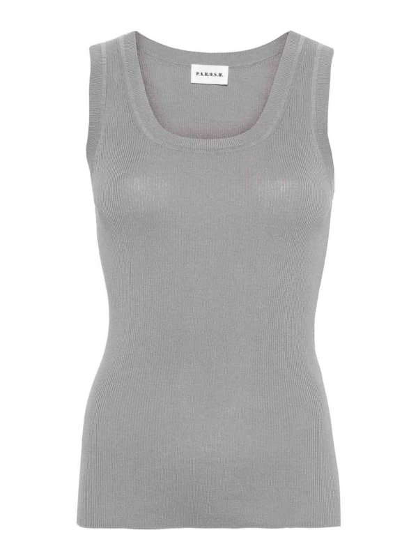 P.A.R.O.S.H.: Tops & Tank tops - Ribbed-knit tank top
