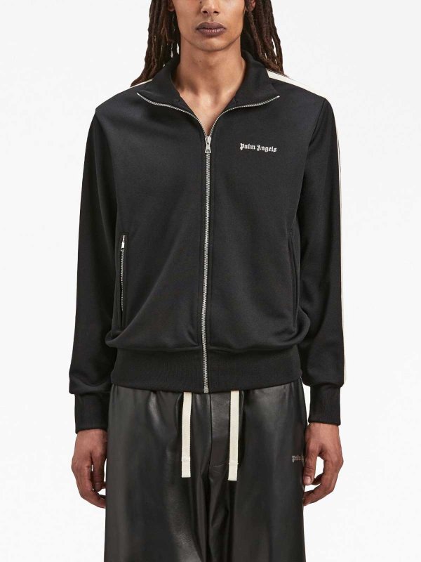 The Best Shops Palm Angels: casual jackets - Classic logo track jacket
