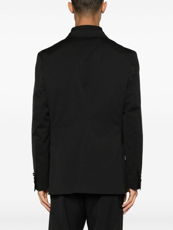 The Best Shops Palm Angels: blazers - Single-breasted twill blazer