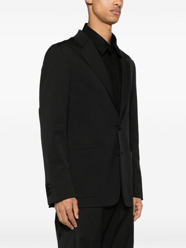 Single-breasted twill blazer shop online: Palm Angels