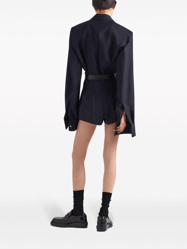 The Best Shops PRADA: casual jackets - Single-breasted mohair shirt jacket