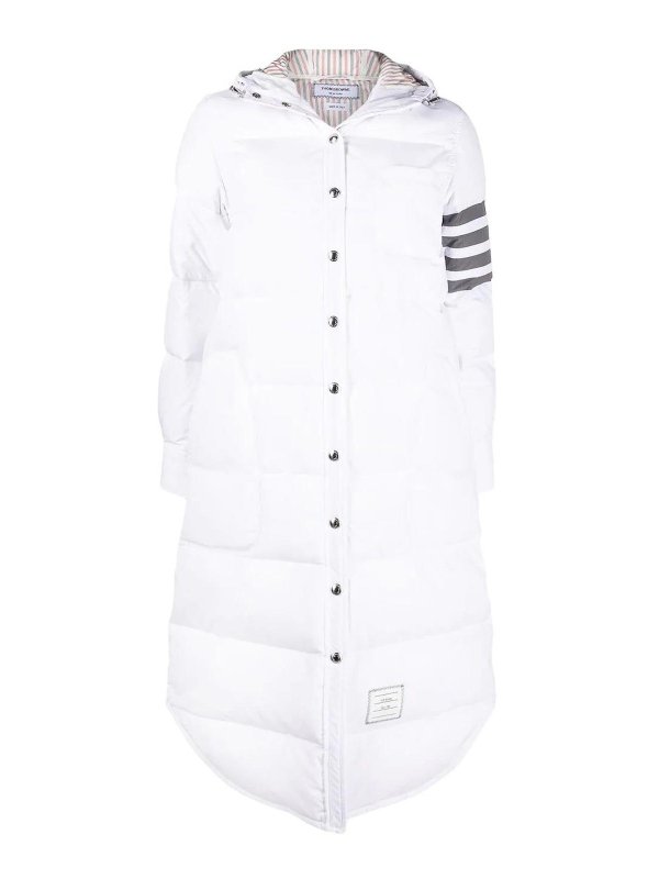 THOM BROWNE: Manteaux courts - Manteau Court - Blanc