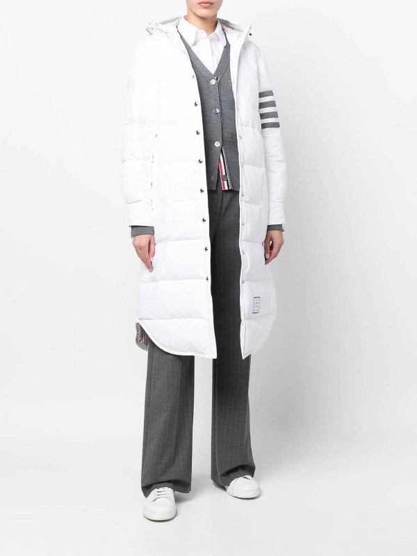 THOM BROWNE: Manteaux courts online - Manteau Court - Blanc