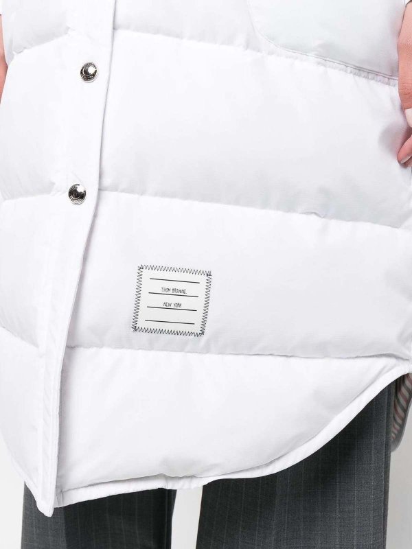 THOM BROWNE buy online Manteau Court - Blanc