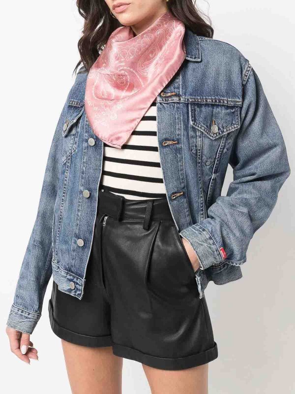 GOLDEN GOOSE: sciarpe e foulard online - Sciarpa bandana in seta