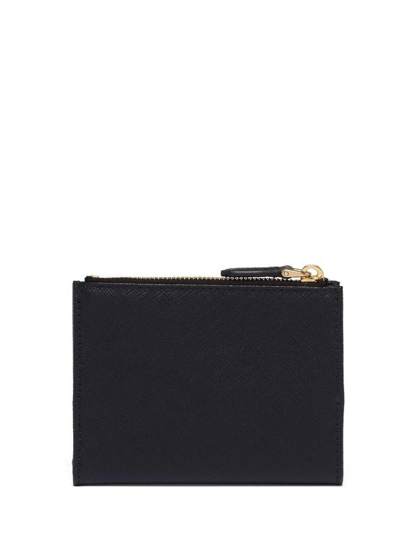 PRADA: wallets & purses online - Triangle-logo saffiano leather wallet