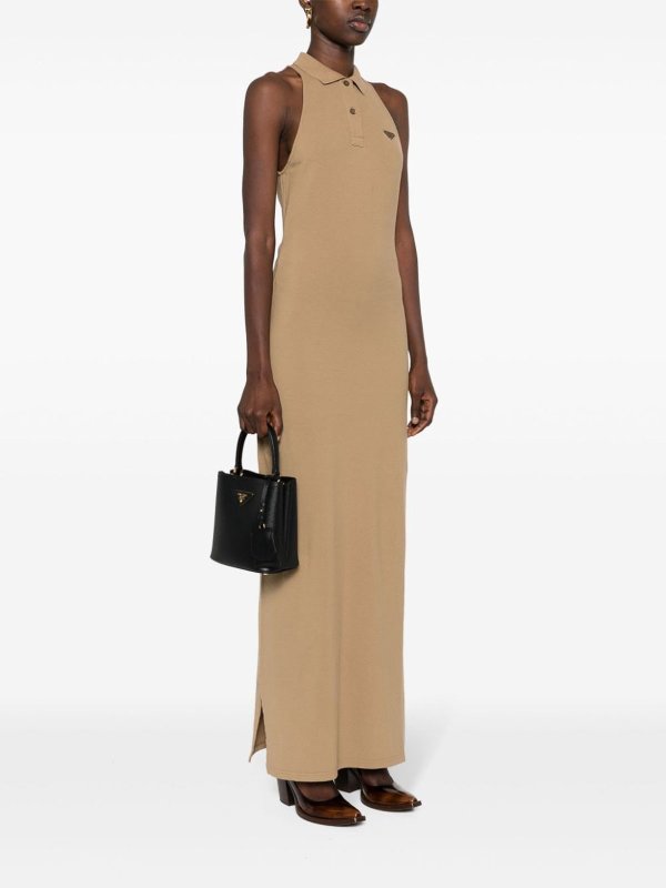 PRADA: Bucket bags online - Small leather bucket bag