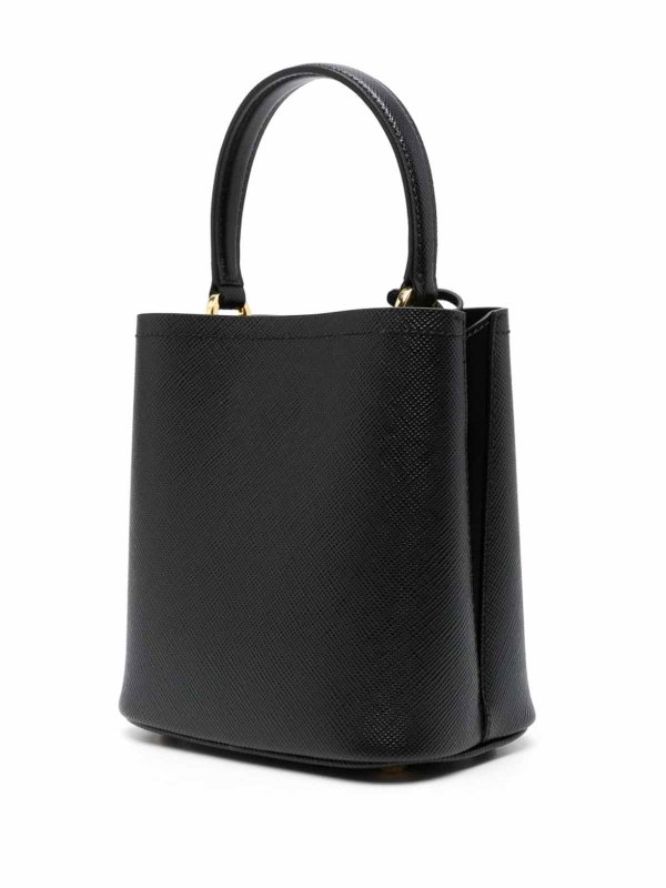 The Best Shops PRADA: Bucket bags - Small leather bucket bag