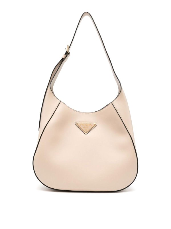 PRADA: cross body bags - Triangle-logo leather shoulder bag
