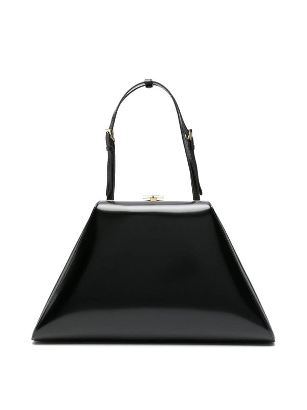 PRADA: totes bags - Patent-leather tote bag