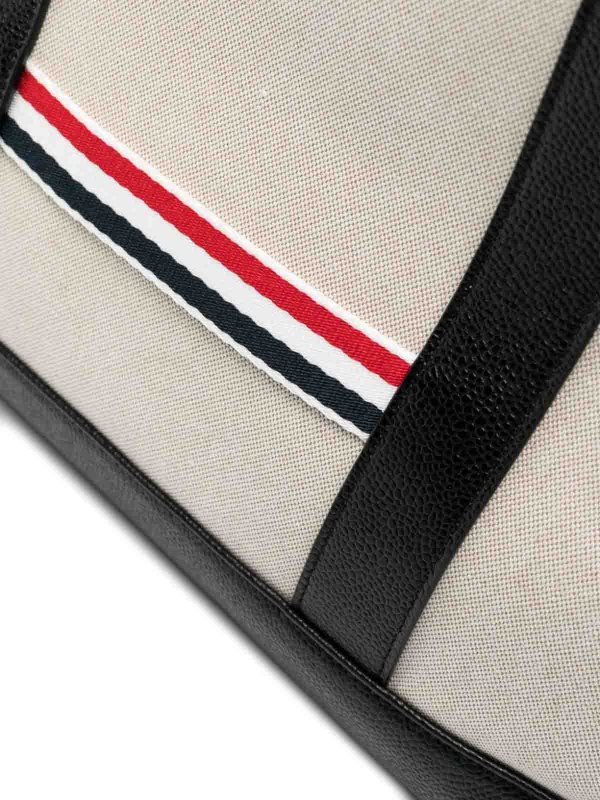THOM BROWNE buy online Medium rwb-stripe tote bag