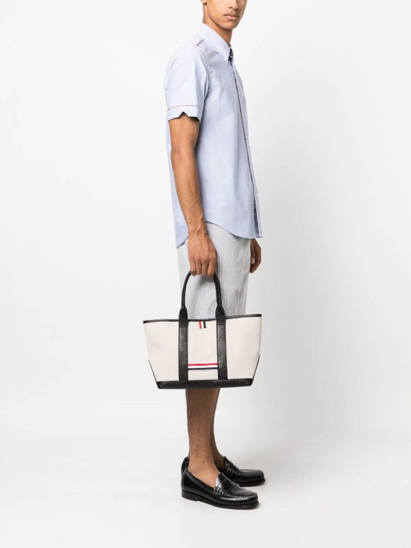 THOM BROWNE: Handtaschen online - Shopper - Schwarz