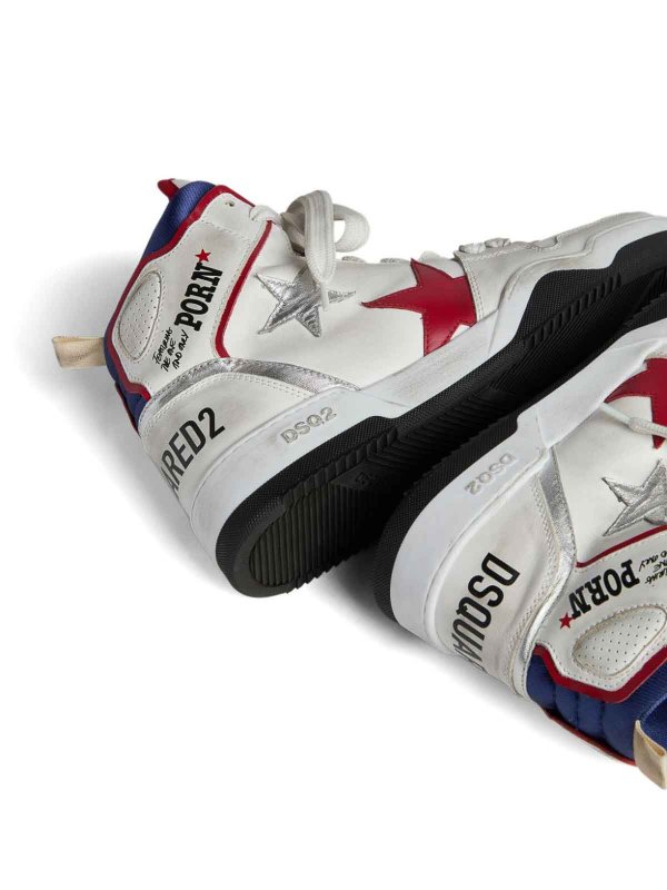 スニーカー - 白 shop online: DSQUARED2