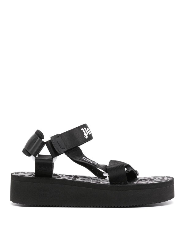 Palm Angels: サンダル - サンダル - 黒