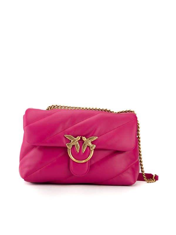Pinko: borse a tracolla - maxi trapunta classica con soffio d