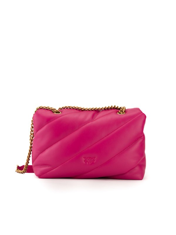 Pinko: borse a tracolla online - maxi trapunta classica con soffio d