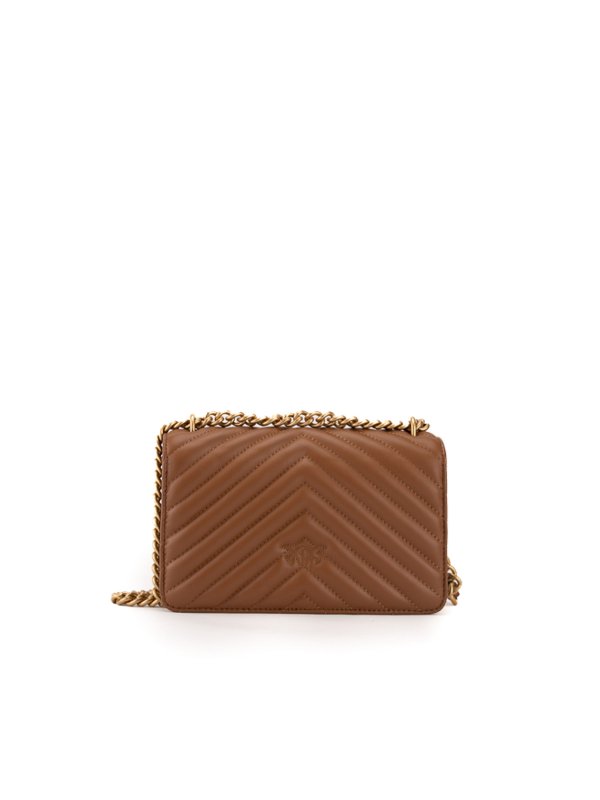 Pinko: cross body bags online - Mini love one chevron bag