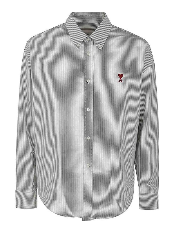 AMI PARIS: Camisas - Camisa - Blanco