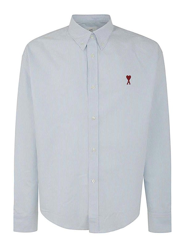 AMI PARIS: Camisas - Camisa - Azul