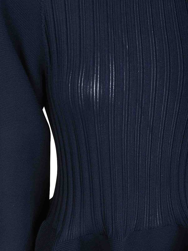 Cfcl Puff sleeve flare top - Blue - Women|CF007KN08122