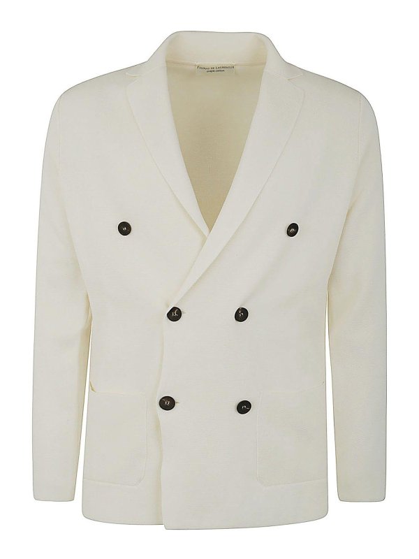FILIPPO DE LAURENTIIS: ブレザー - ブレザー - 白