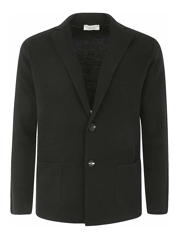 FILIPPO DE LAURENTIIS: Blazer - Blazer - Negro
