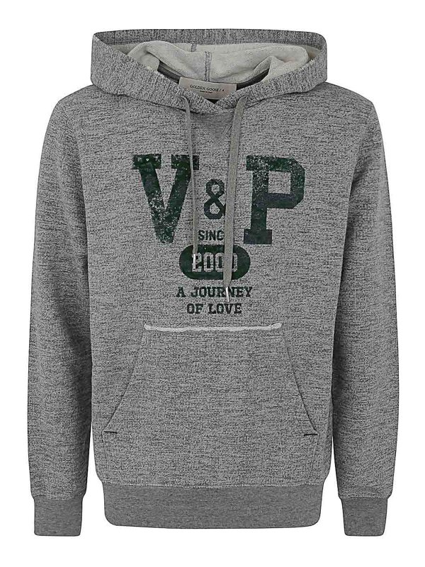 GOLDEN GOOSE: スウェット＆セーター - スウェットシャツ/セーター - グレー