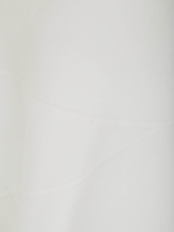 The Best Shops JIL SANDER: ニーレングススカート＆ミディ丈 - 膝丈/ミディスカート - 白