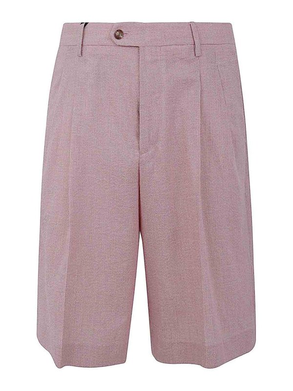 LARDINI: トラウザーショーツ - ショートパンツ - ピンク